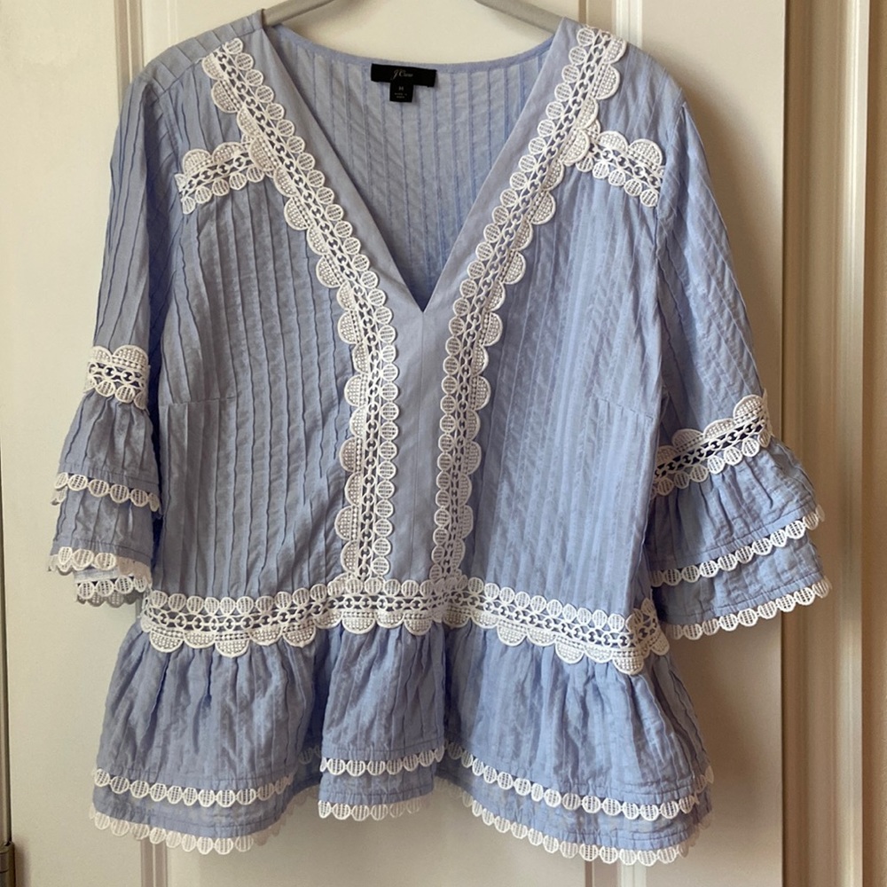 JCrew Peplum top